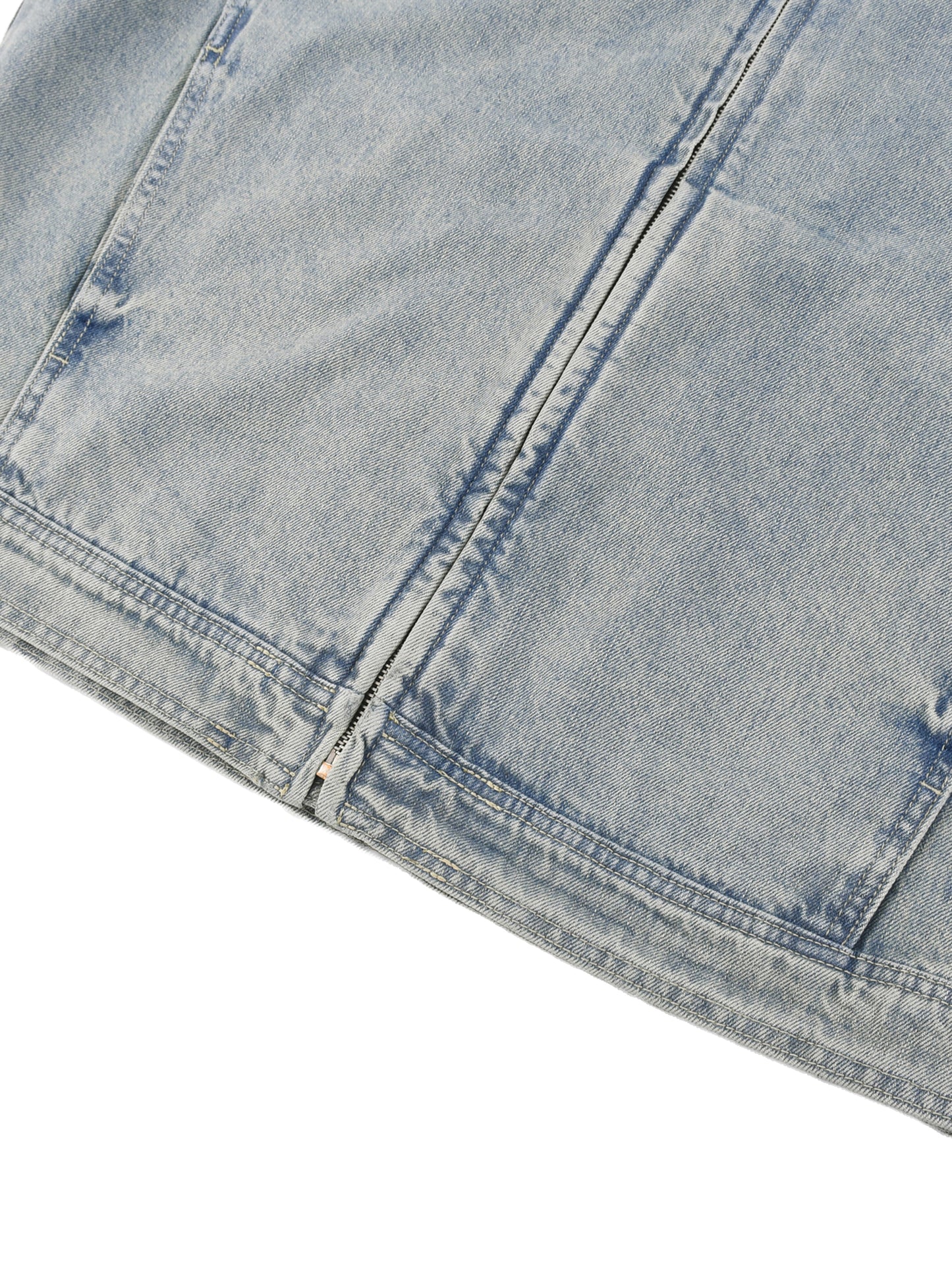 KEEMY Vintage Wash Zip Denim J