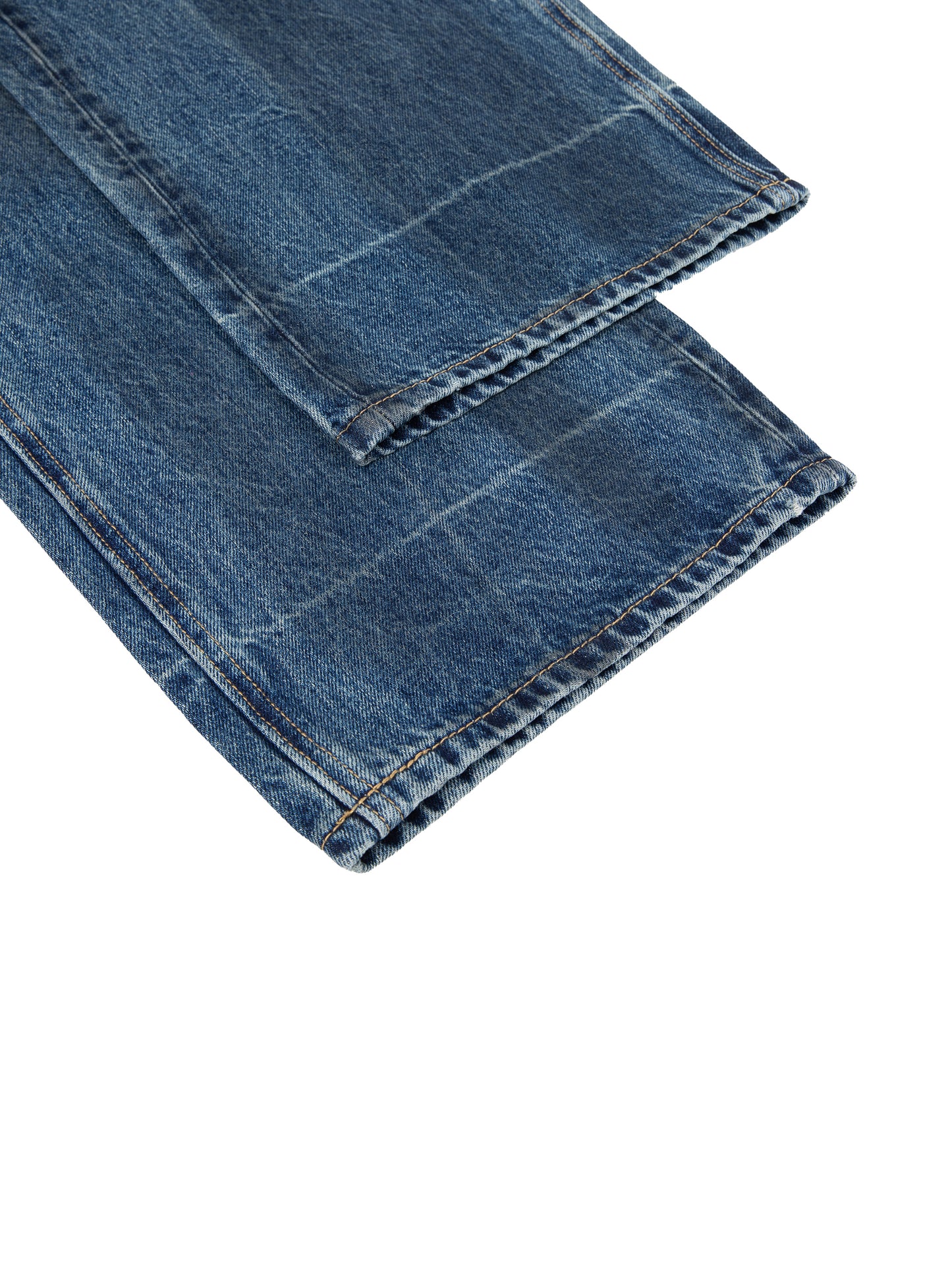 KEEMY Vintage Wash Baggy Denim