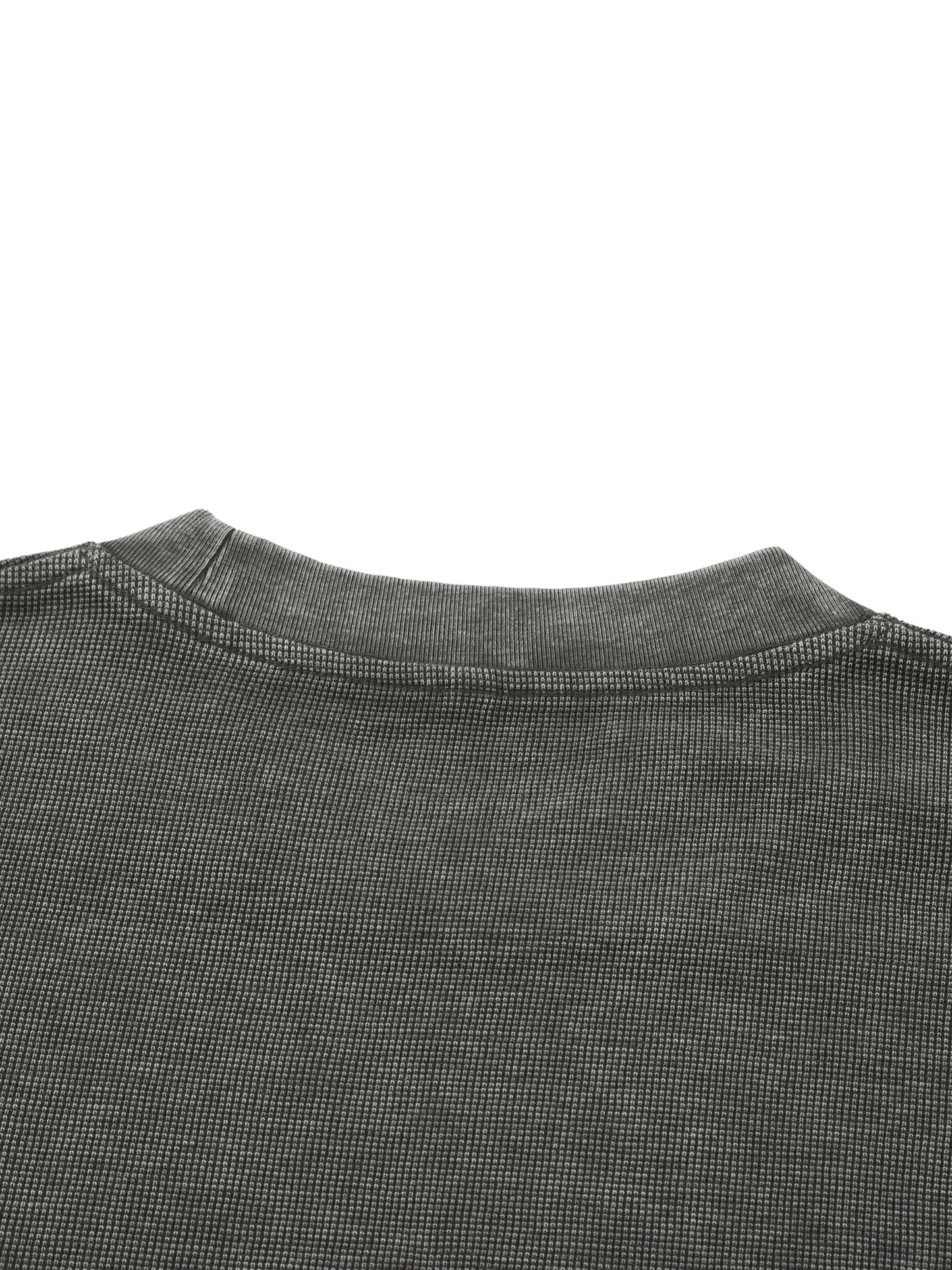KEEMY Mineral Wash Waffle Knit