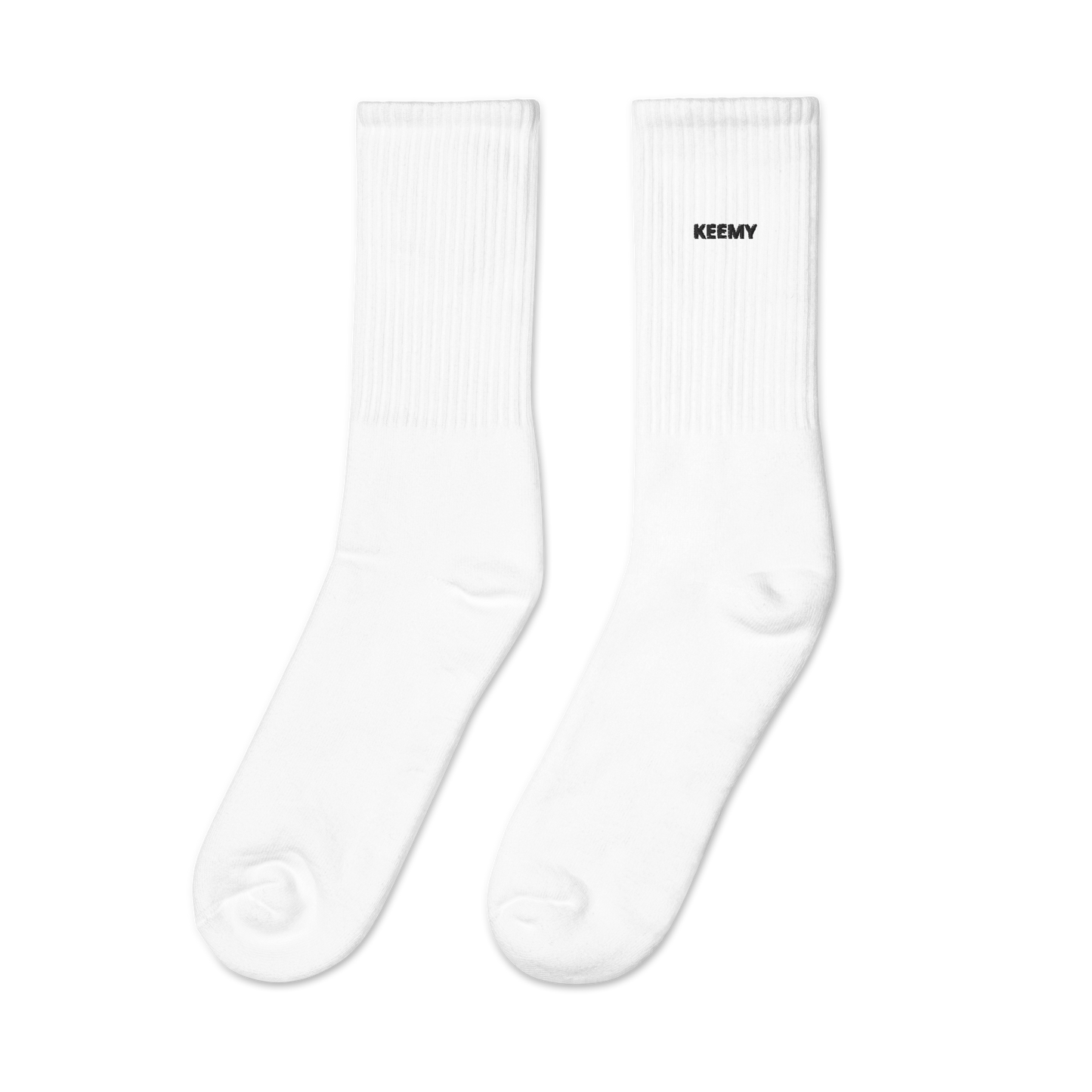 KEEMY Black Embroidered socks