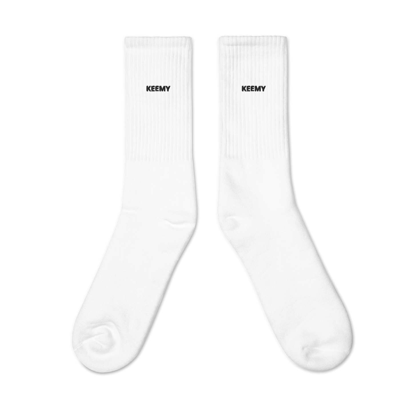 KEEMY Black Embroidered socks
