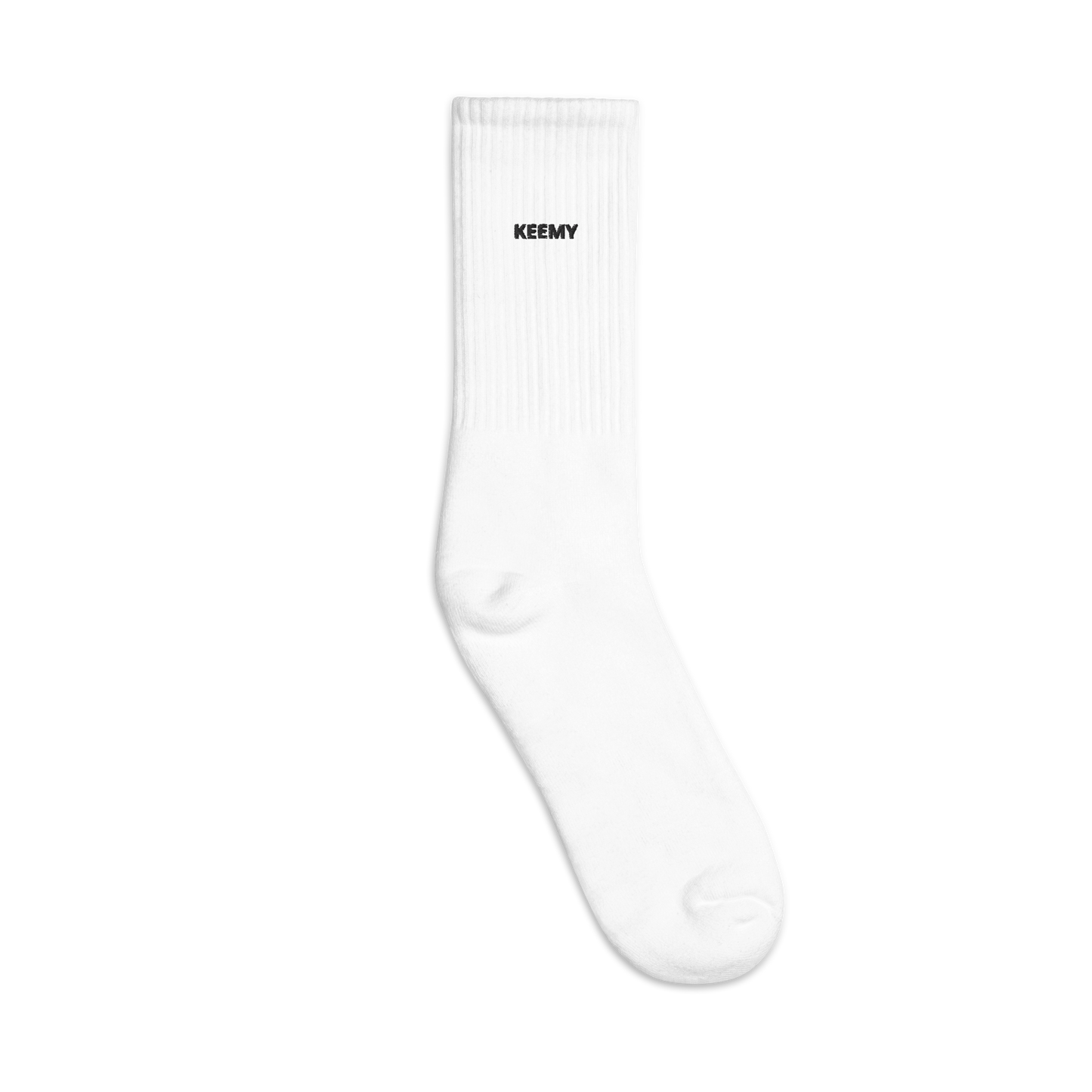 KEEMY Black Embroidered socks