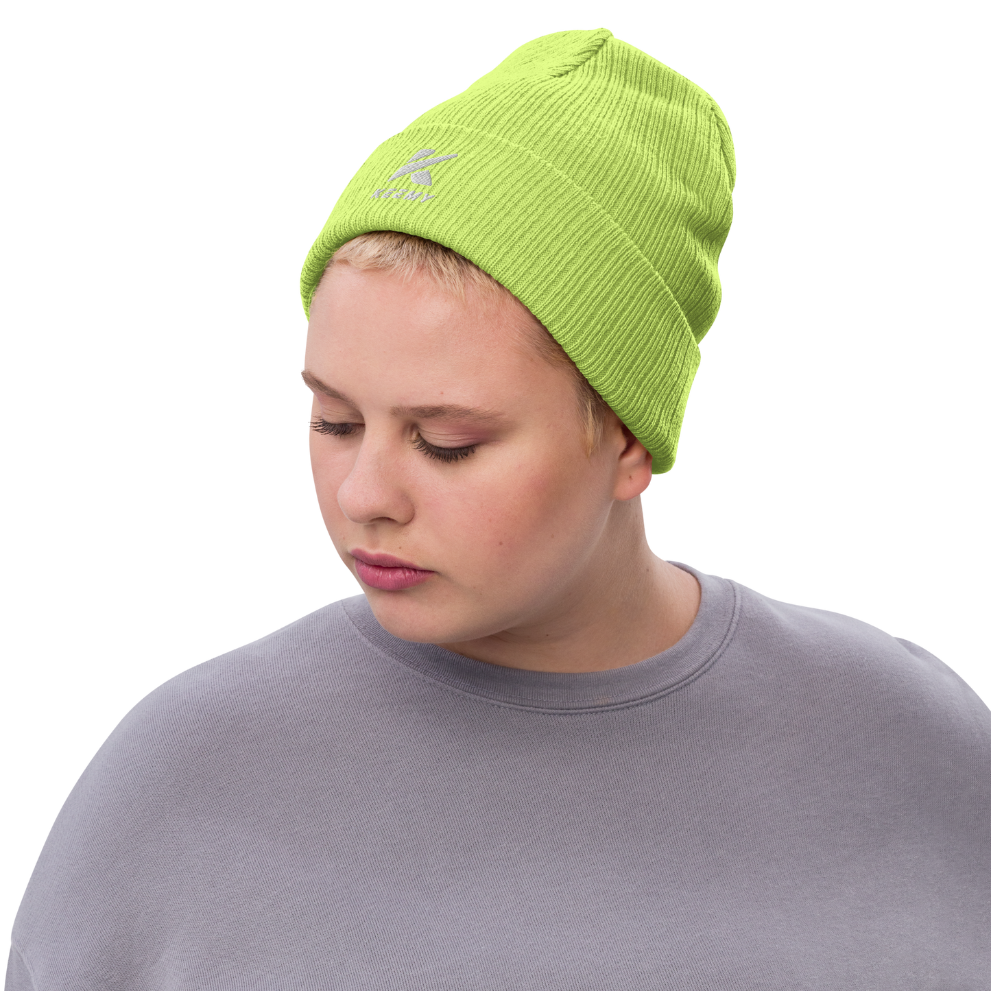KEEMY Ribbed knit beanie