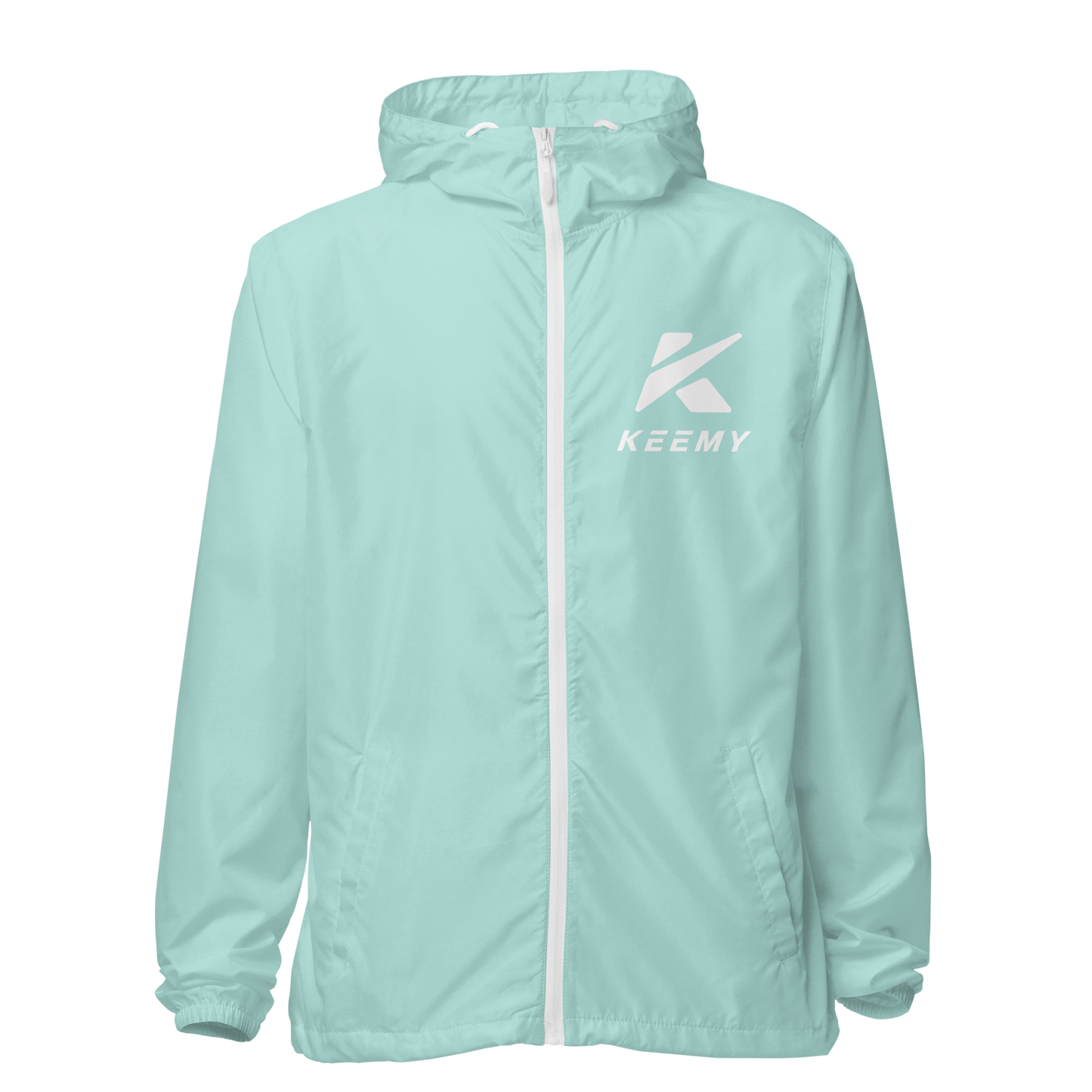 KEEMY Unisex lightweight zip up windbreaker