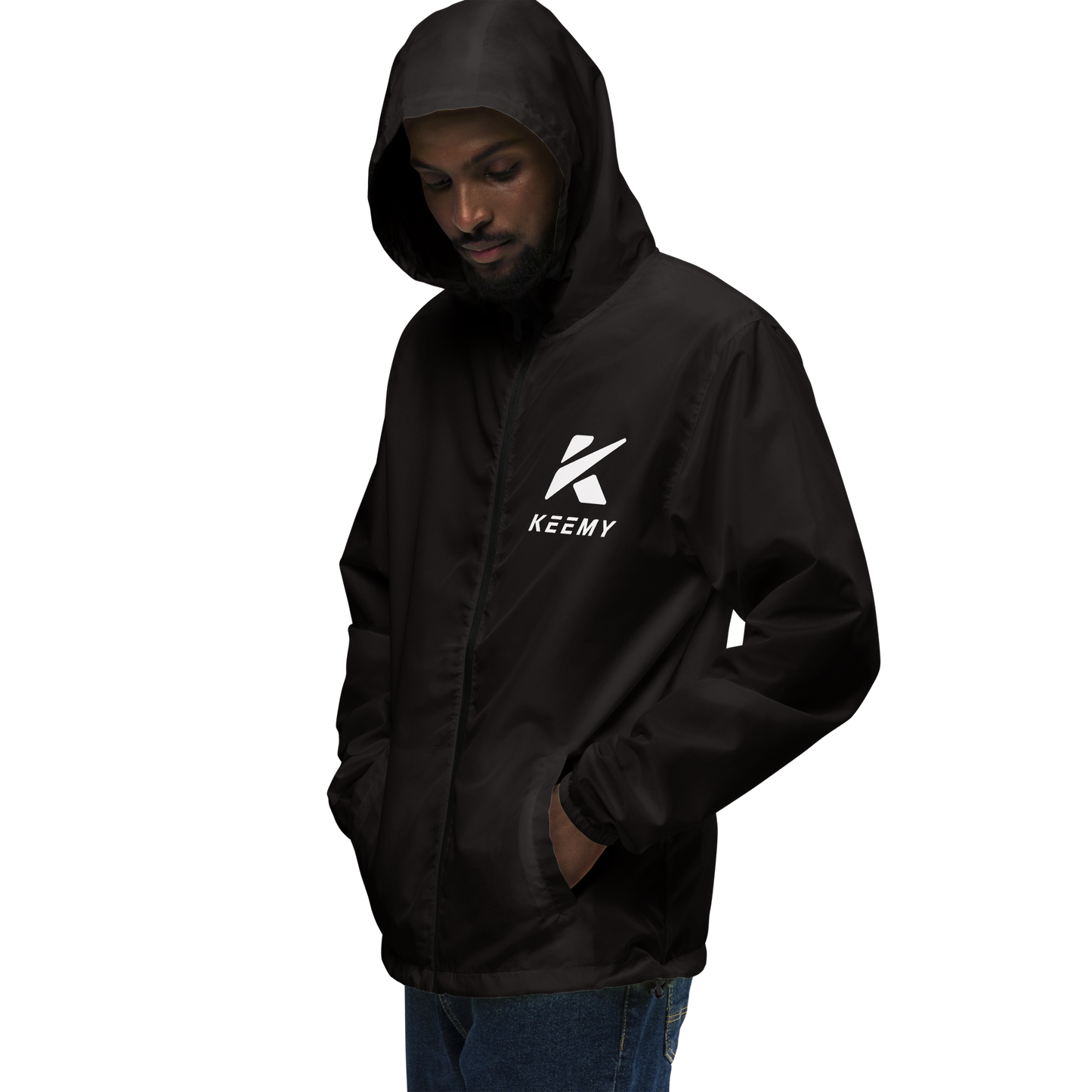 KEEMY Unisex lightweight zip up windbreaker