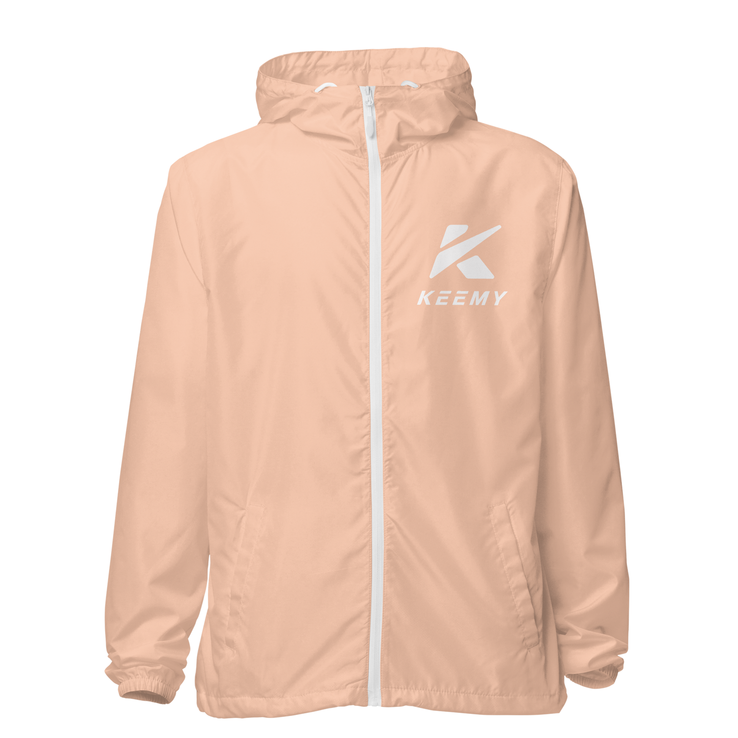 KEEMY Unisex lightweight zip up windbreaker