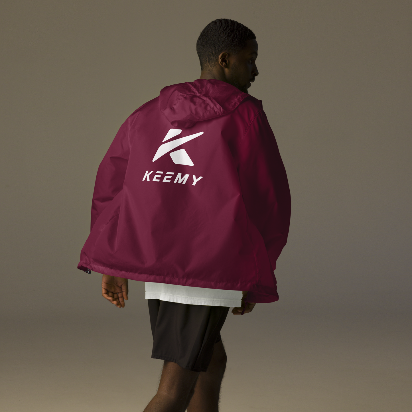 KEEMY Unisex lightweight zip up windbreaker