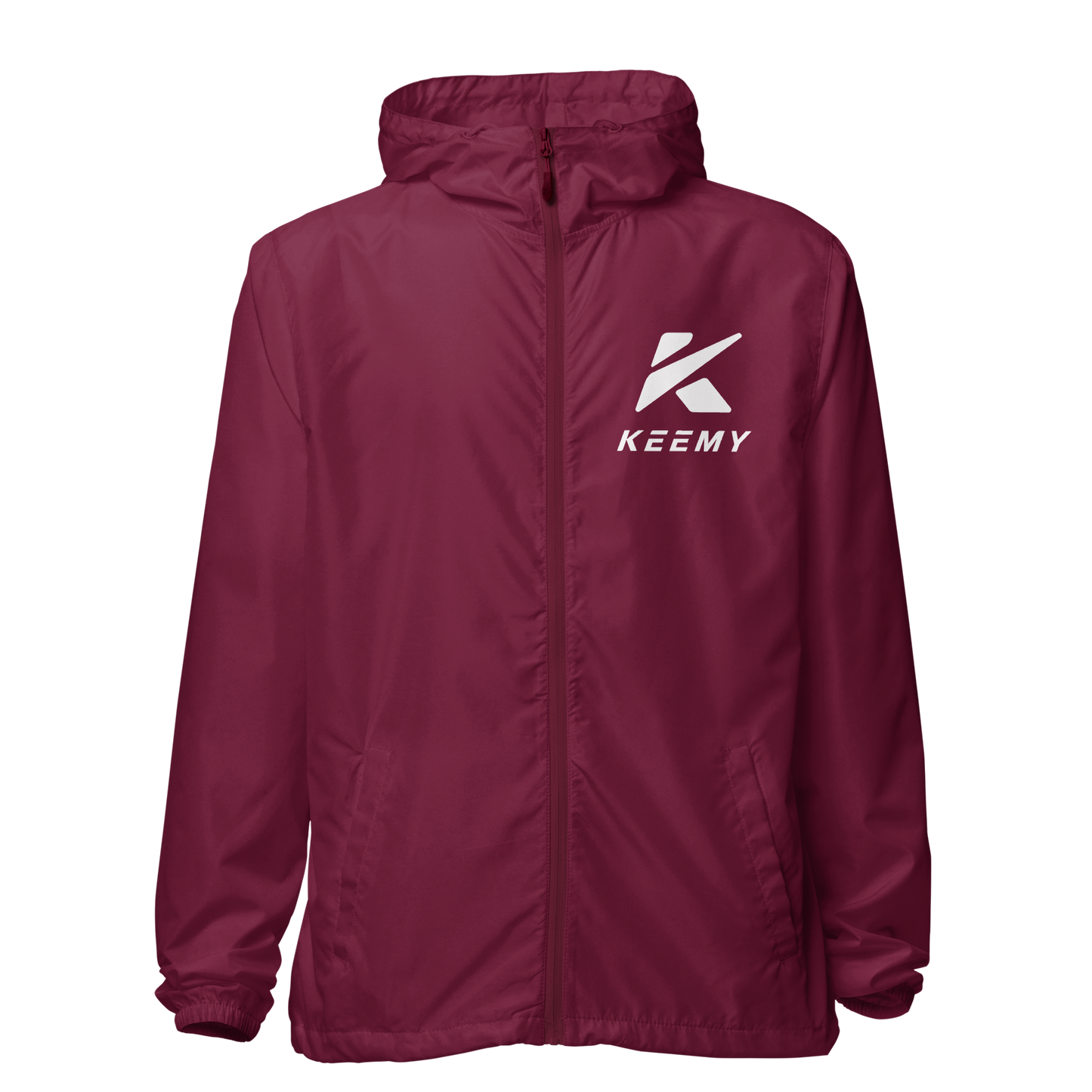 KEEMY Unisex lightweight zip up windbreaker