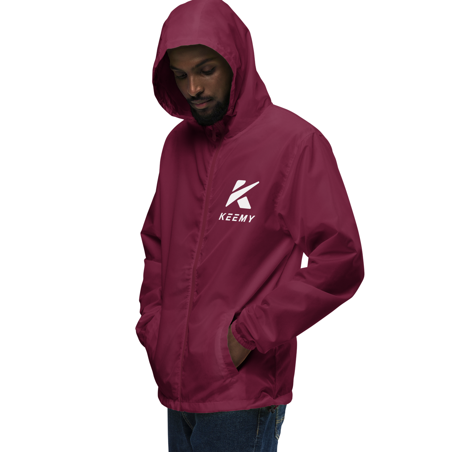 KEEMY Unisex lightweight zip up windbreaker
