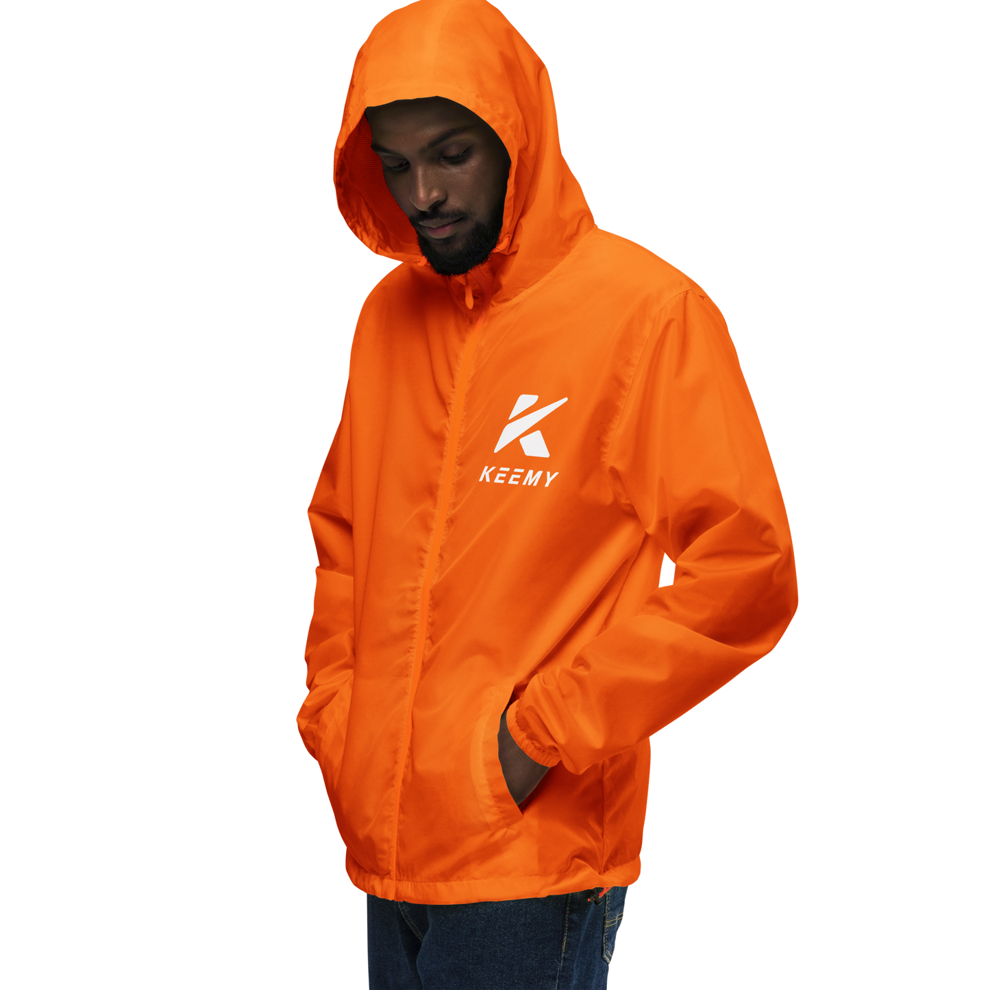 KEEMY Unisex lightweight zip up windbreaker