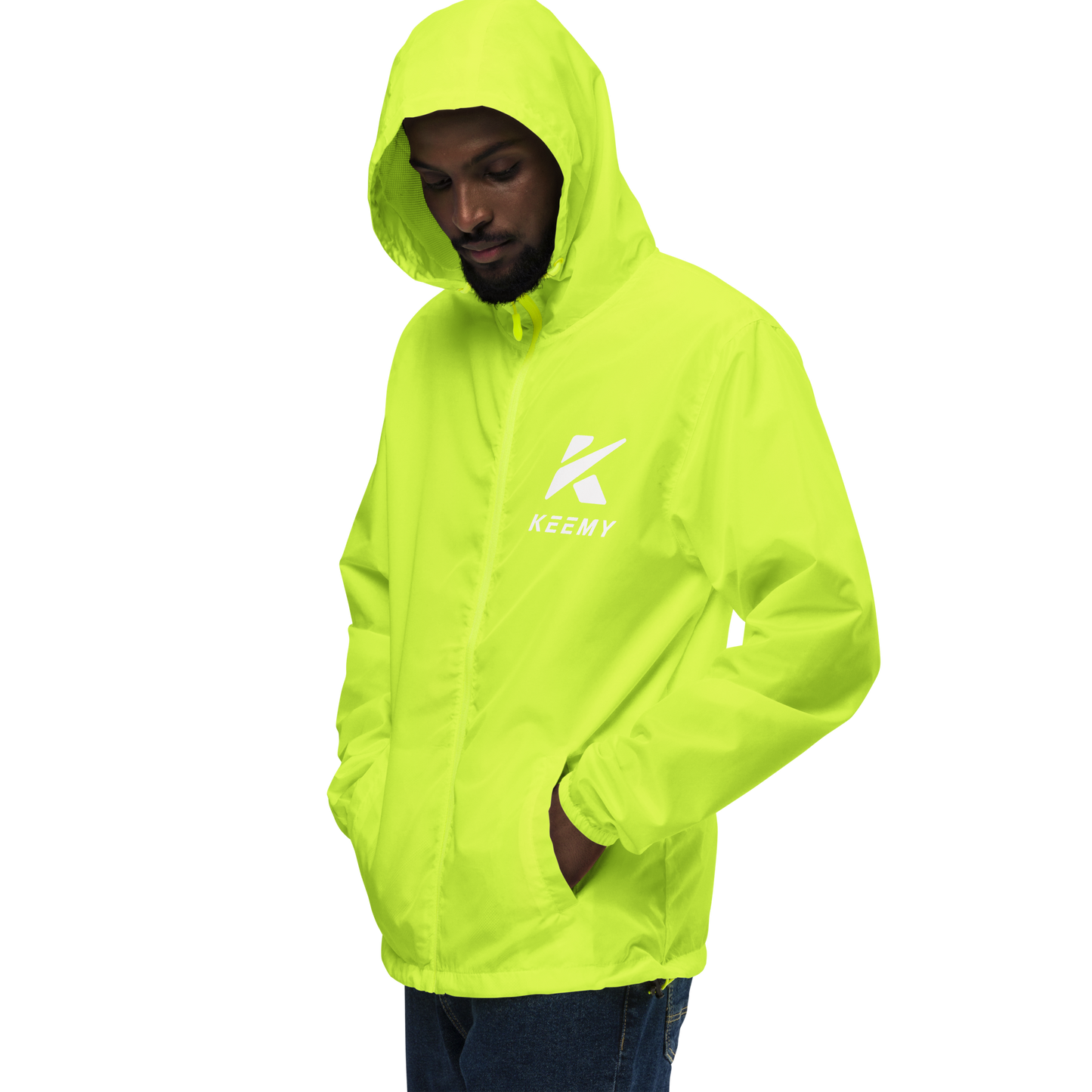 KEEMY Unisex lightweight zip up windbreaker